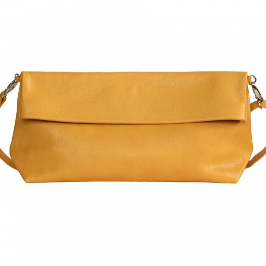 Pochette Bandoulière XL Moutarde Pochette Bandoulière XL Moutarde
