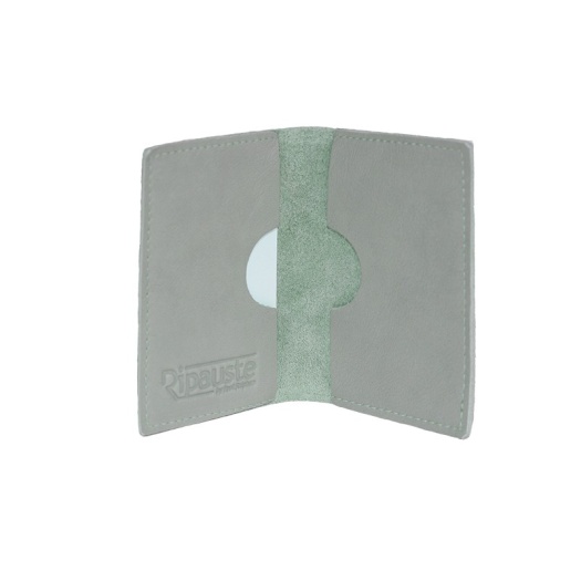 Porte-Cartes Vert Amande en Cuir Porte-Cartes Vert Amande en Cuir