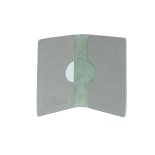 Porte-Cartes Vert Amande en Cuir