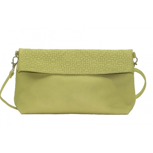Pochette Bandoulière Tressée Vert Tendre Pochette Bandoulière Tressée Vert Tendre