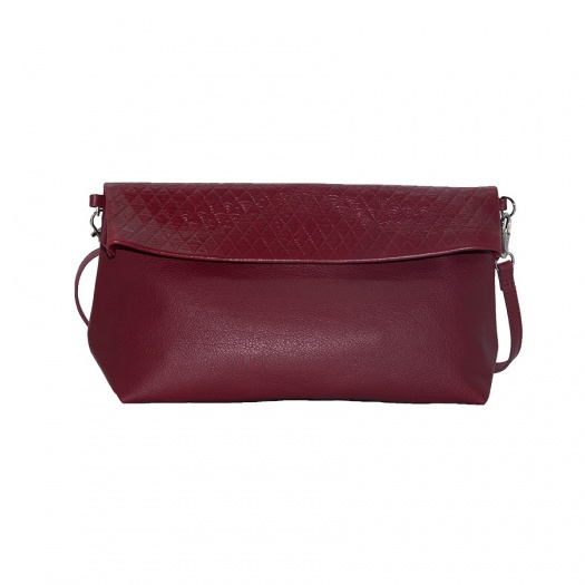 Pochette Bandoulière Matelassée Bordeaux Pochette Bandoulière Matelassée Bordeaux