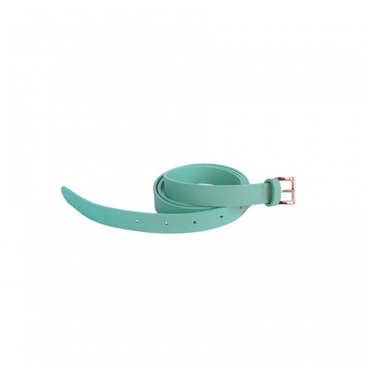 Ceinture Vert d'Eau en Cuir Perforé Ceinture Vert d'Eau en Cuir Perforé