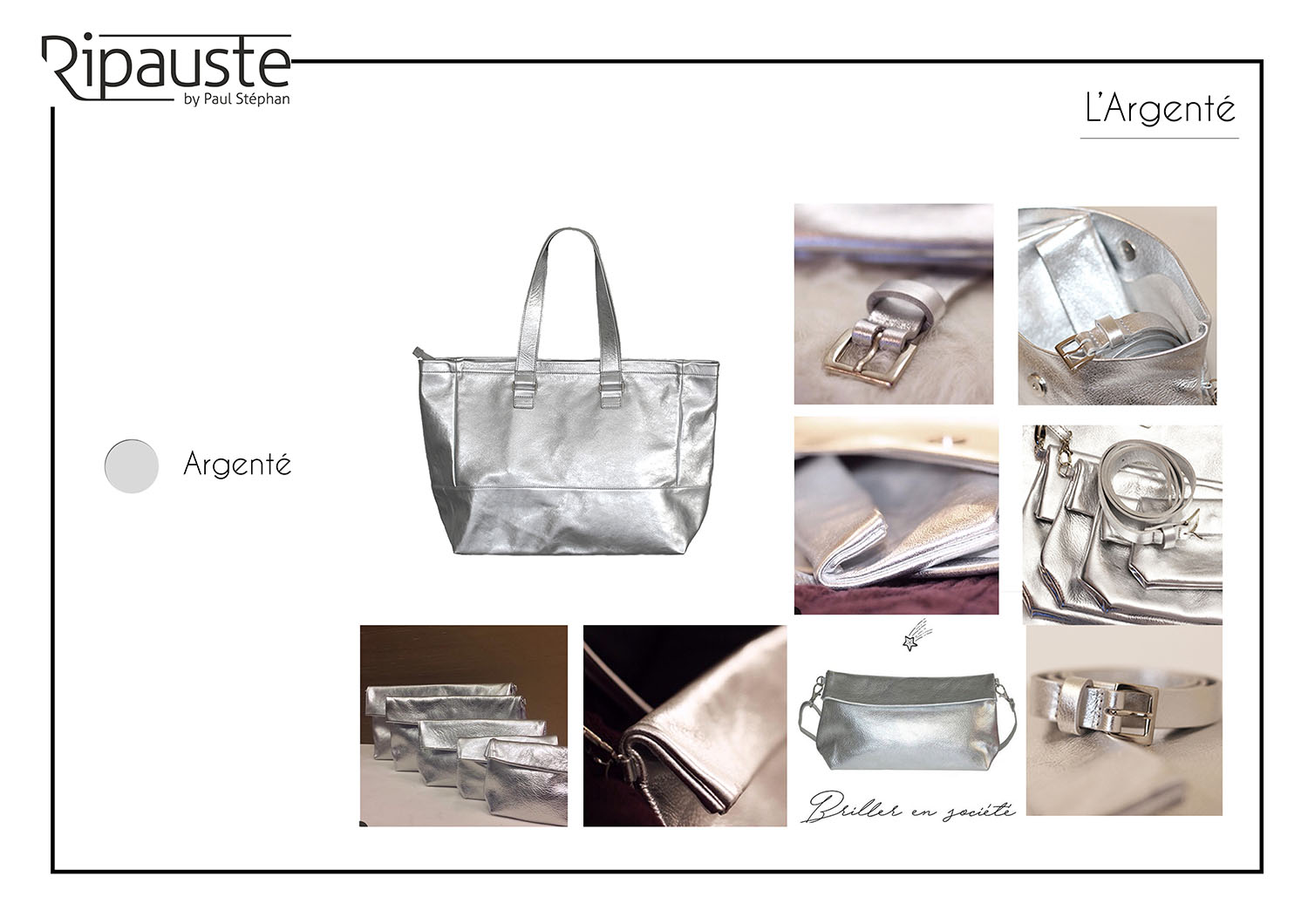pochette argent